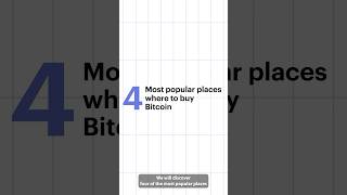 I want to buy Bitcoin, where? Top 4 places to buy BTC | Paybis #Shorts