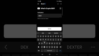 What's Crypto DEX?/ Blum verify code today 08/11/2024