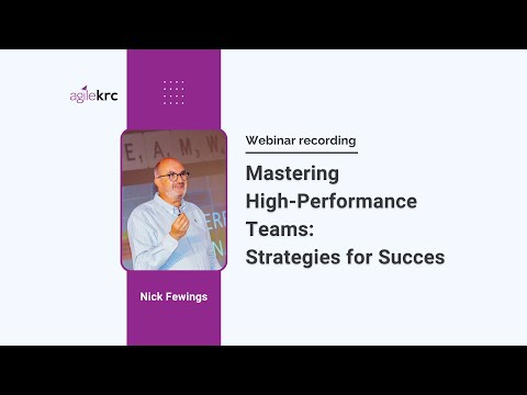 Mastering High-Performance Teams: Strategies for Success with Nick Fewings