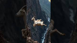 World’s Most Epic Jump! Goat Carries Baby Mid-Air 🐐💥😱