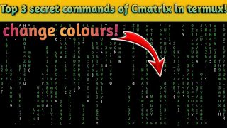 Top 3 secret commands in termux!!!