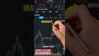 2021.12.08台股強勢多頭|推薦強勢股票|高機會大漲|月線大底剛突破|台股韭菜王#0050#台股#錸寶
