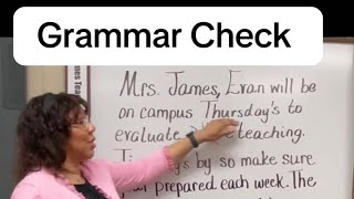 Grammar Check - find the errors in this paragraph.  