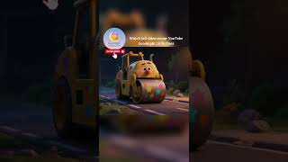 Road Roller's Sweet Dreams: Flattening Roads for Safety!