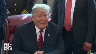 WATCH: Trump issues first veto after rebuke of border emergency order