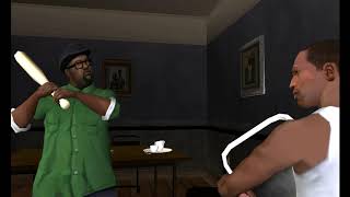 San Andreas first mission - big smoke, sweet and kendl