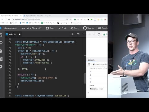 Creating an observable from scratch (live-coding session) - Ben Lesh