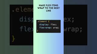 Flexbox Wrapping Secret 90% Of Beginners Miss! 💡 #shorts #webdev  #frontendcourse #codenewbie #css