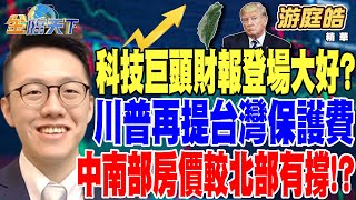 【精華】科技巨頭財報登場 一片大好？川普再提台灣保護費 上半年有房大學生人數攀5年新高！ 中南部房價較北部有撐！？ #游庭皓  @tvbsmoney 20241028