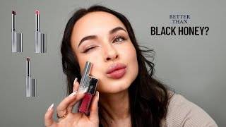 NEW Clinique Nude Honey Lip Balm & Pink Honey Lip Oil Review 💋 | Are They Better Than Black Honey?!