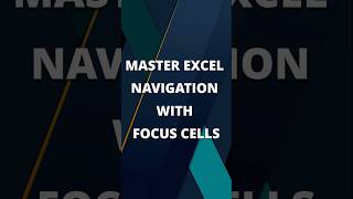 Master Excel Navigation with Focus Cells #exceltips  #excelshorts   #productivityboost #stem