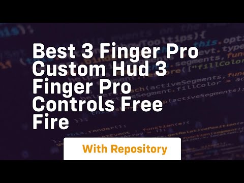 Best 3 finger pro custom hud 3 finger pro controls free fire
