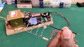 Electronic project with led _ diode _ resistance #electricité