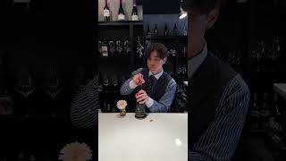 蝋燭付きのワインの開け方 #レストラン #ワイン #イケメン