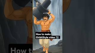 Free Create Ghibli Style Video into Photo|Ghibli style images to video free|GhibliVideoBanaye#shorts