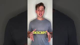 Edita tus videos simplemente con el texto!🔥#descript #ediciondevideo # #editordevideos