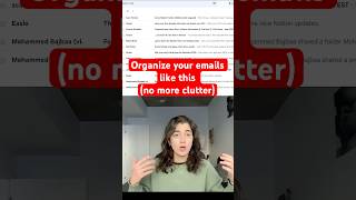 How to Easily Filter Your Emails! #emailtips #productivityhacks
