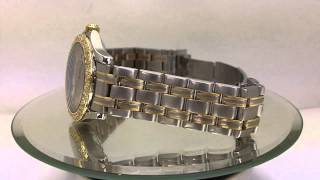 OMEGA Seamaster 120m 18K Gold & Stainless Steel Men's Diamond Watch STORE DISPLAY