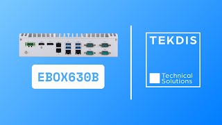 Axiomtek eBOX630B Fanless Embedded AI System | TEKDIS LLC