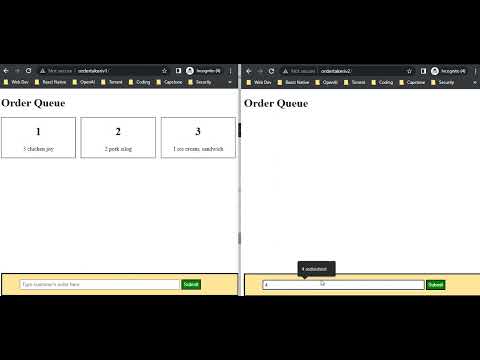 AJAX - Ordertaker I