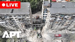 LIVE | Kyiv Apartment Block Collapses After Russian Missile Strike | APT