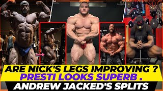 Nick Walker working non stop for Mr Olympia 2023 +Can Andrea Presti challenge Krizo ?Andrew's splits