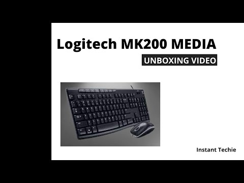 Logitech MK200 MEDIA UNBoxing Video
