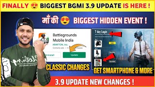 BIGGEST EVENT 😍  Bgmi New Hidden Event | Bgmi 3.9 Update | Bgmi New Update | Google play epic event
