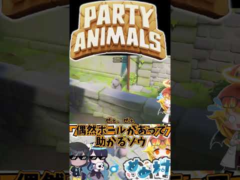 壁激突コースを気合で耐えるパーティアニマルズ #shorts