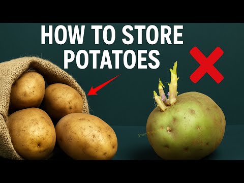 how to store potatoes fresh for a year without spoilage