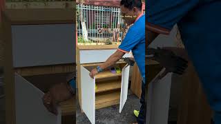 DIY wooden furniture - Surprising Hidden Shoe Cabinet #furniture #hidden #viral #viralvideo