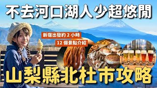 一樣滿滿富士山！山梨縣北杜市旅行攻略12景點⛰️葡萄酒、日本酒試飲 美味麵包店 日本有名的優質水源 八岳、南阿爾卑斯山脈、富士山絕景｜日本山梨旅遊 4K VLOG