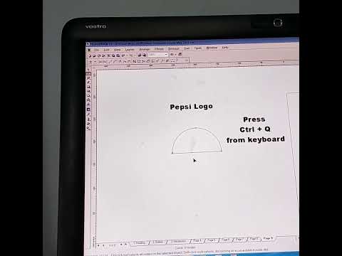 Pepsi Logo || Corel Draw || Graphic Designing || Logo Designing || پیپسی لوگو