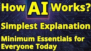 SIMPLEST Explanation of How Artificial Intelligence Works? No Jargon | What is AI? #aiexplained