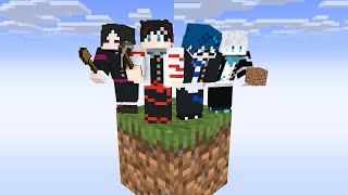 【マインクラフト😜】1ブロックしかない世界でサバイバルしてエンドラ討伐！？【マイクラ実況】