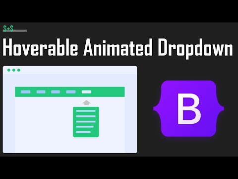 $+$ Hoverable Dropdown Menu With Animation || Bootstrap Menu || Bootstrap 4