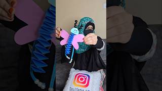 Butterfly paper craft simple| How To Make Butterfly With Paper Sheet #craft #viralshort #shorts #diy