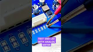 Satisfied SMD LED Tested with Analog Multimeter #electronic #smdled #test #shorts