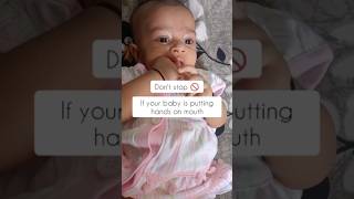 Is your baby also putting hands in mouth?? #babytips #youtubeshorts #viral #trendingsong #feed