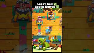 Hence proved goblin Demon ⁉️ #clashroyale #clashroyaleshorts #heheheha #goblin #larry