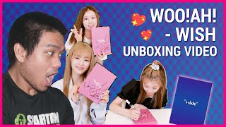 woo!ah! 우아 Wish Album Unboxing (Happy ver. + Hope ver. Mwave signed)