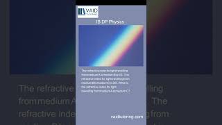 #Calculation of #refractive #index of #light travelling from different #mediums