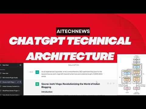 ChatGpt Technical Architecture | openai architecture diagram working explained