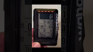 Garmin Varia Bicycle Radar Detector RVR315 Demo with Wahoo Elemnt Computer #wahoo #garmin