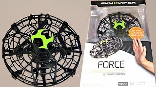 SKY VIPER FORCE HAND - CONTROLLED DRONE Unboxing and Play, Fly, Stunt with Liem and Cattien!!!