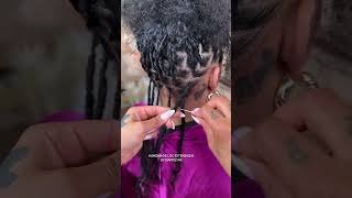Handmade Curly Loc Extensions ✨ Book Appointment now www.NappStar.com #locs #locstyle