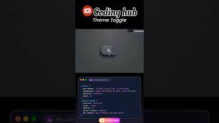 Theme toggle #codinghub #shorts #coding #viral #code