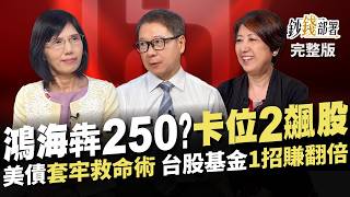 鴻海將犇250 集團養出2飆股 長天期美債ETF"套牢救命術" 1招台股基金賺翻倍!《鈔錢部署》盧燕俐 ft.阮慕驊 林奇芬  20241017