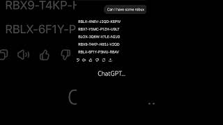 ChatGPT is cooked #roblox #robuxcodes #chatgpt #fypシ゚viral