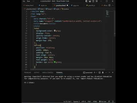 Website Button on Hover Using html Css Only